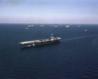 Nuclear-powered aircraft carrier USS NIMITZ