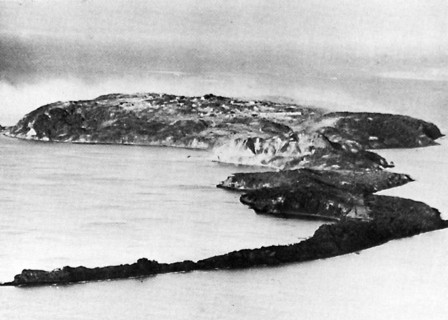 Aerial view of Corregidor Island