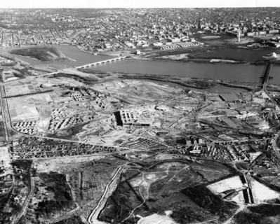 Pentagon construction - An aerial view of the Pentagon’s construction on Feb. 29