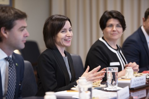 Moldova's Prime Minister Maia Sandu