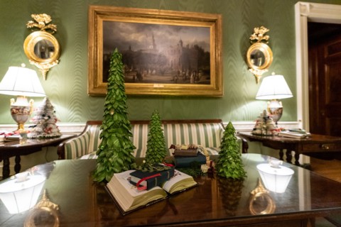 The Green Room of the White House
