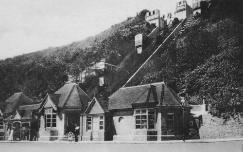 Folkstone lift postcard
