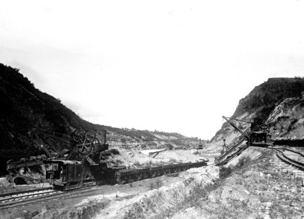 Construction on the Panama Canal