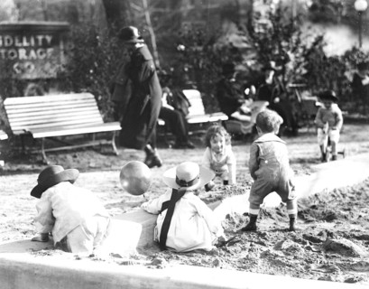 Children playing outside