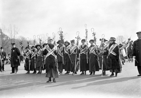 Woman suffrage march on Capitol