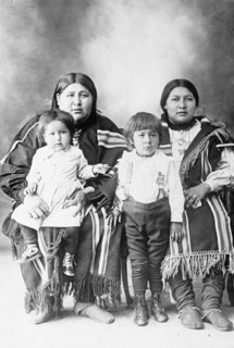Native American Indian family portrait
