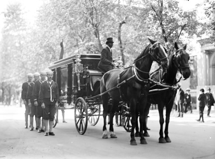 Hearse at Funeral of Rear Admiral Winfield Scott Schley