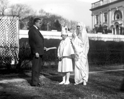 President Calvin Coolidge buying Christmas Seals