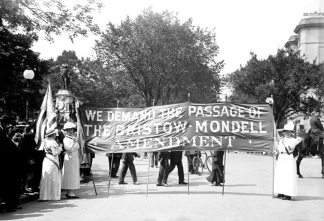 Woman suffrage parade