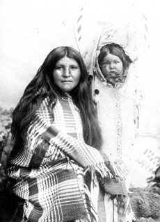Native American Indian girl / White River Ute Indian Squaw