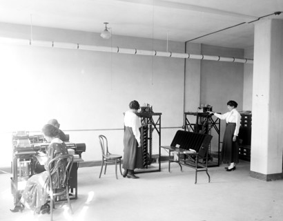 Interior of Workers at the Tabulating Machine Company