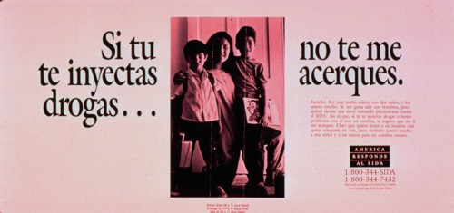 Si tu te injectas drogas. . no te me acerques