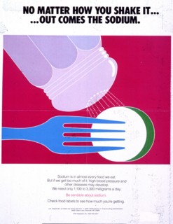 sodium poster - No matter how you shake it-- out comes the sodium