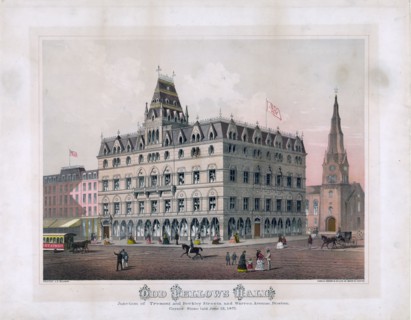 Odd fellows hall.