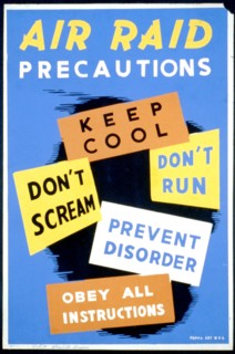 Air raid precautions Keep cool