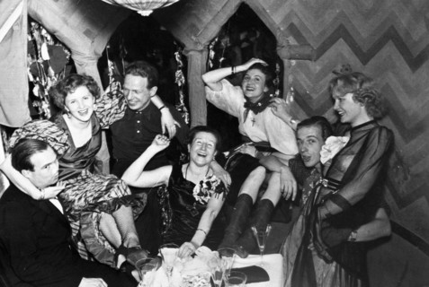 People partying at a night club in Germany