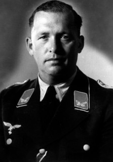 Portrait of Nazi officer  Fritz Otto Dreesen.