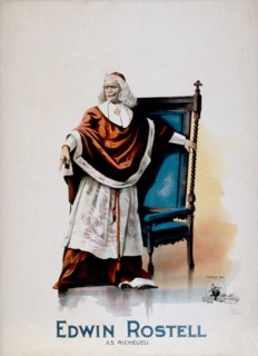 Edwin Rostell as Richelieu ca 1894.
