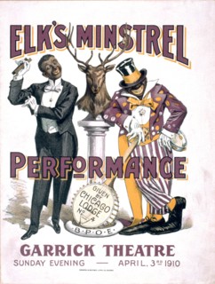 Elk's minstrel performance given by Chicago Lodge No. 4
