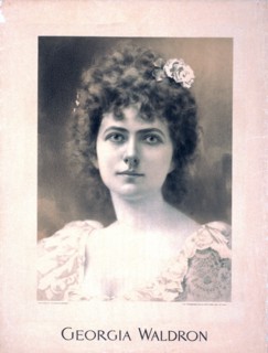 Georgia Waldron ca 1898.