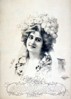 Gertrude Shipman ca 1899.