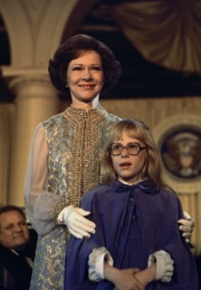 Rosalynn Carter and Amy Carter at Inaugural Ball