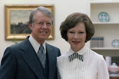 Portrait of Rosalynn Carter and Jimmy Carter