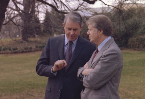 Jimmy Carter and Secretary of State Cyrus Vance