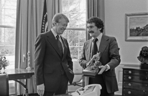 Jimmy Carter with Tim Kraft