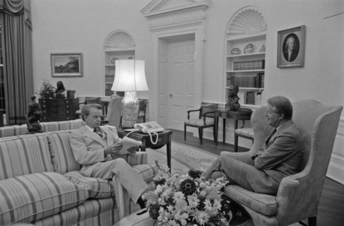 Jimmy Carter with Senator Robert Byrd