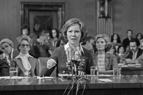 Rosalynn Carter testifies before Senate Sub-Committee