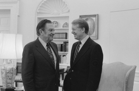 Jimmy Carter with Senator Howard Cannon