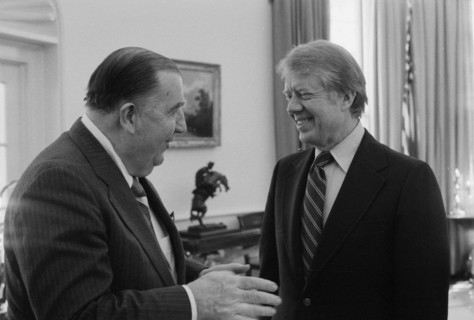 Jimmy Carter with Senator Jennings Randolph
