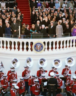 Richard Nixon Taking the Oath of Office during his Second Inauguration 1 20 1973.