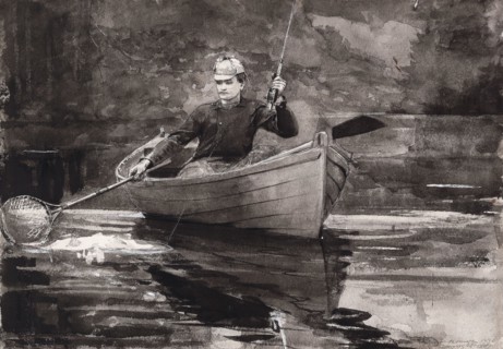 Netting the Fish - 1889