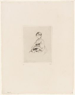 Young Girl with a Cat - 1889