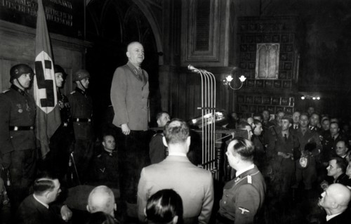 Speaker at Nazi party event