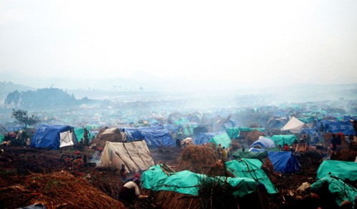1994 Zaire - A view of the Kibumba refugee camp