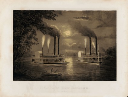 Scene on the upper Mississippi (Am Ober