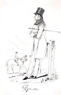 1839 drawing of a man