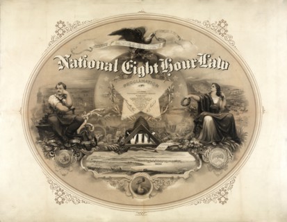National eight hour law print