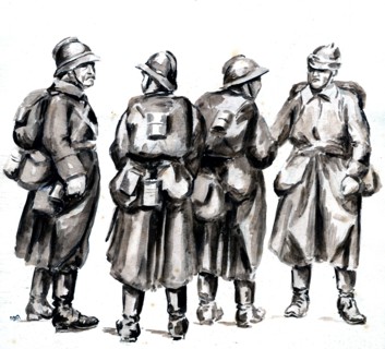 Sketches and Drawings of WW I