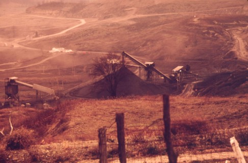 This Coal Tipple Is Located Where A Farmhouse Once Stood. Off Route 100. 10/1973