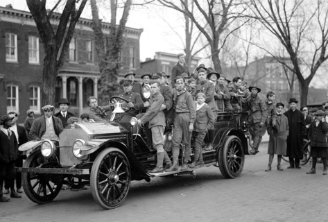 Boy Scouts Fire Drill ca. 1911