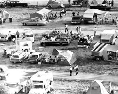 CAMPING AREA BEFORE HISTORICAL LAUNCH
