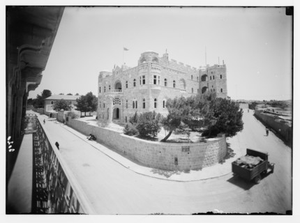 Newer Jerusalem and its suburbs, St. Paul's Hospice, Government office, Near Damascus Gate ca. 1920