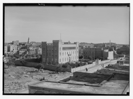 Newer Jerusalem and suburbs, The Jesuit seminary ca. 1920