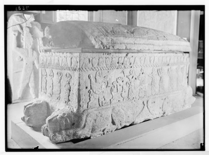 Sarcophagus of Ahiram, King of Byblos ca. 1936