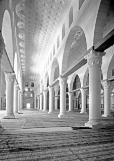 Mosque el Aksa or Mosque al-Aqsa, the east aisle ca. between 1940 and 1946