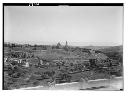 Jerusalem seen from the roof of King David Hotel ca. between 1934 and 1939